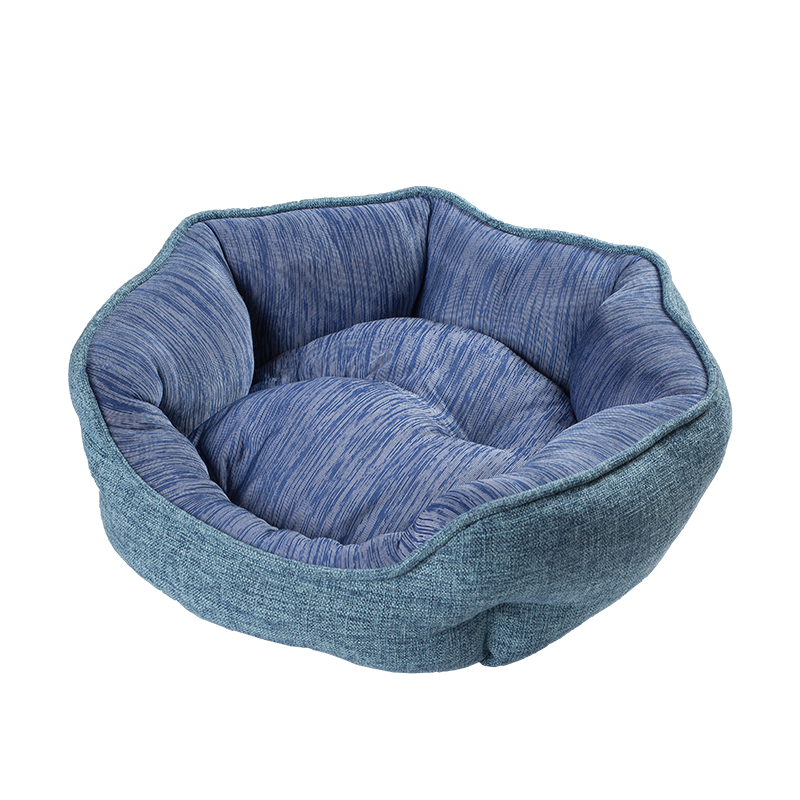 HY-34 Cold feeling octagonal tub Plush Pet Bed